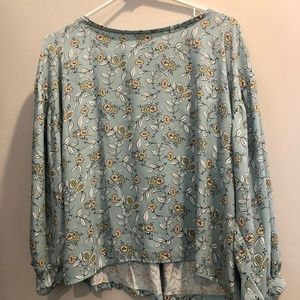 LOFT floral shirt